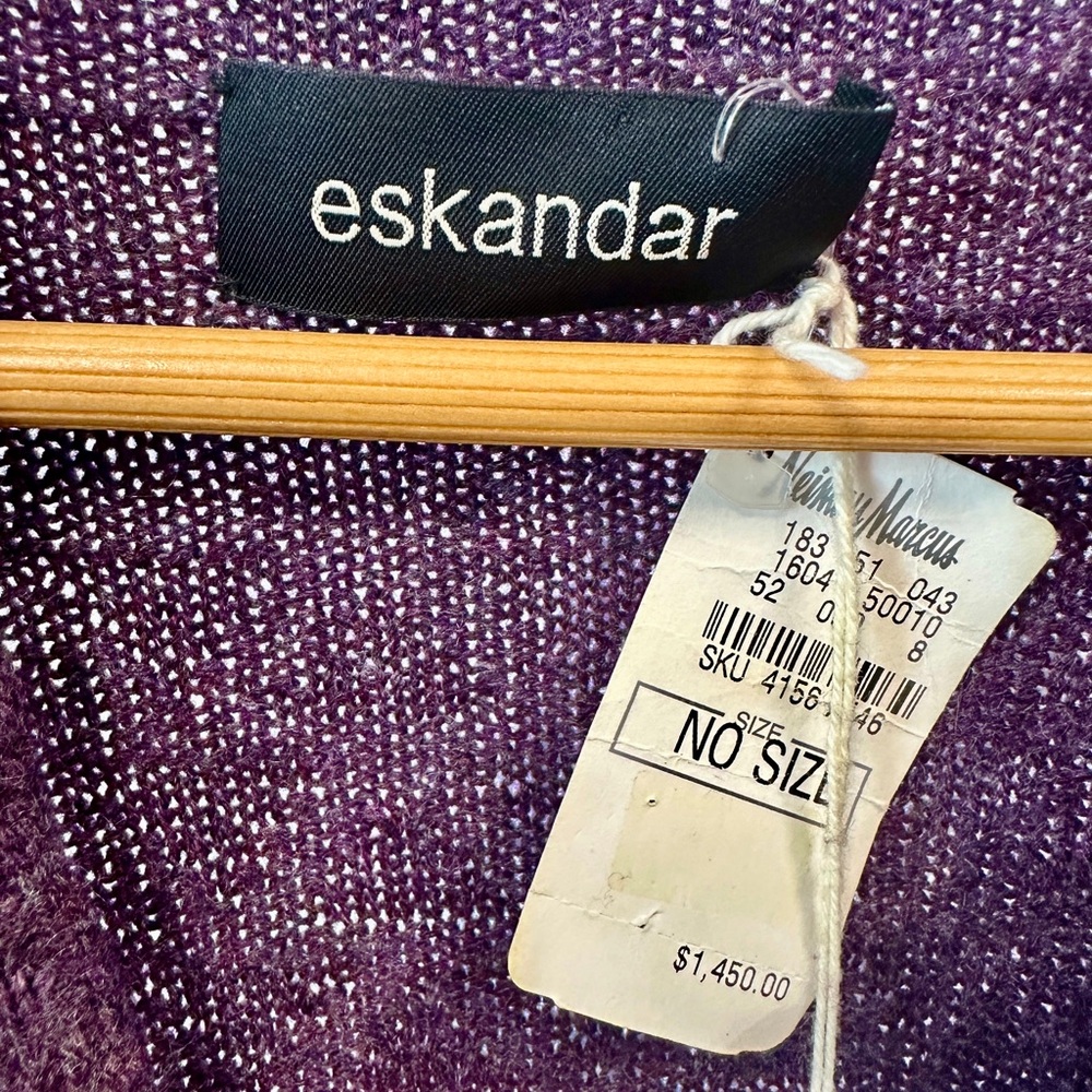 Eskandar Rich Purple Knitwear - Picture 3 of 6